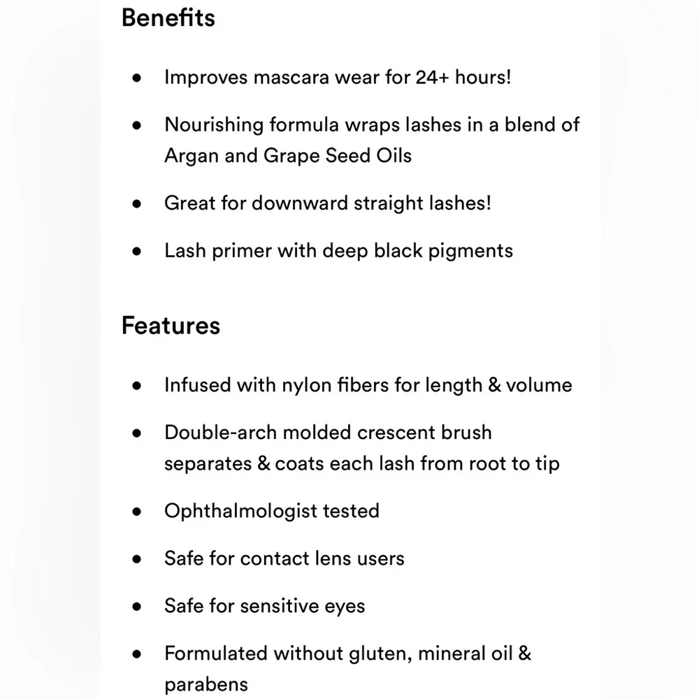 Too Faced Better Than Sex Foreplay Mascara Primer